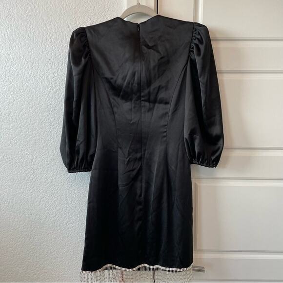 Mac Duggal 26672 Beaded Fringe Hem Dress - Picture 6 of 7